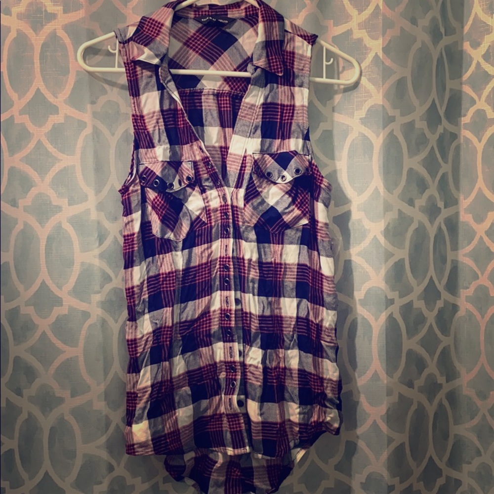 Rock & Republic plaid top